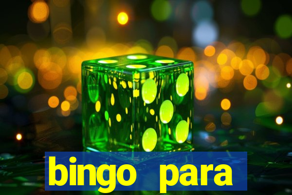 bingo para despedida de solteira para imprimir